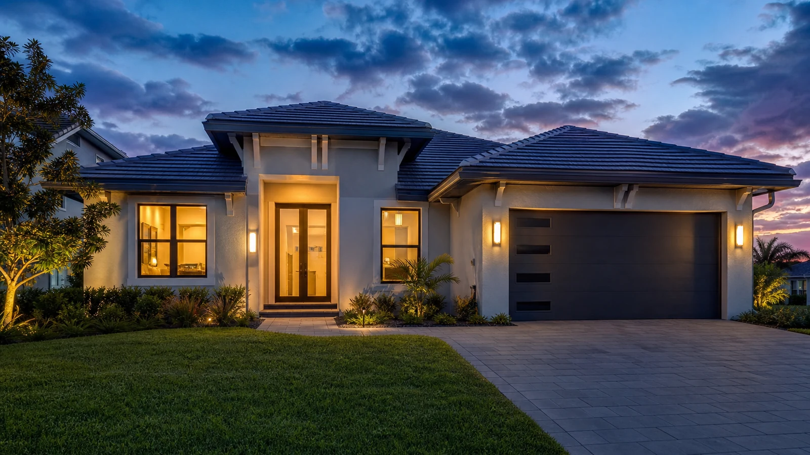 a dynamic urban scene showcasing a modern home with reinforced features like sturdy windows and a robust roof, illuminated by artificial lighting to highlight the architectural upgrades designed for storm resilience and financial stability. a dynamic urban scene showcasing a modern home with reinforced features like sturdy windows and a robust roof, illuminated by artificial lighting to highlight the architectural upgrades designed for storm resilience and financial stability.